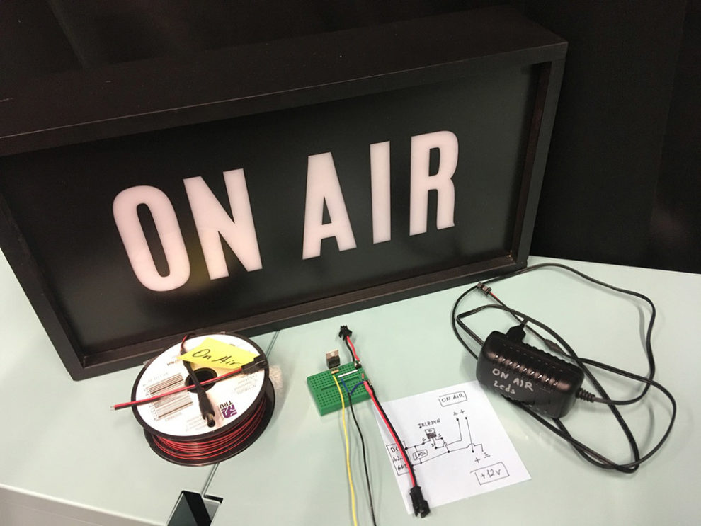 animated "On Air" sign (C3)