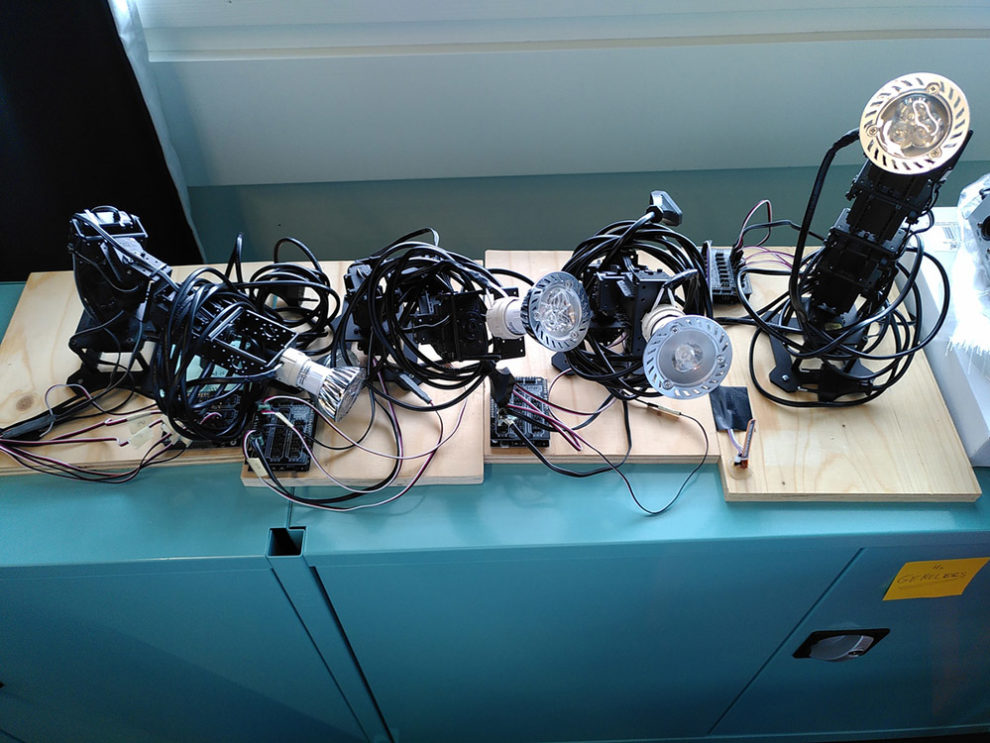 robotic worms with LED (C5)