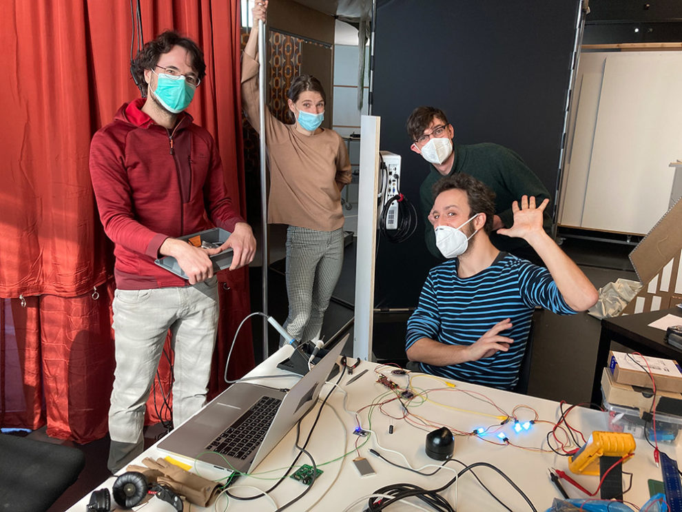 team during Corona pandemic