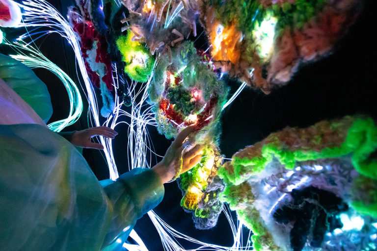 Mycelium, tactile interactivity